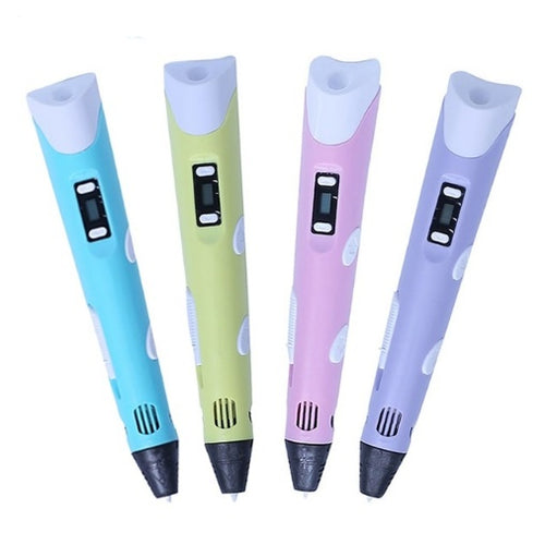 3D print pen 3D pen two generation graffiti 3D stereoscopic paintbrush children puzzle painting toys