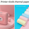 Mini Bliuetooth Wireless Thermal Printer Paper Sticker Label Printer