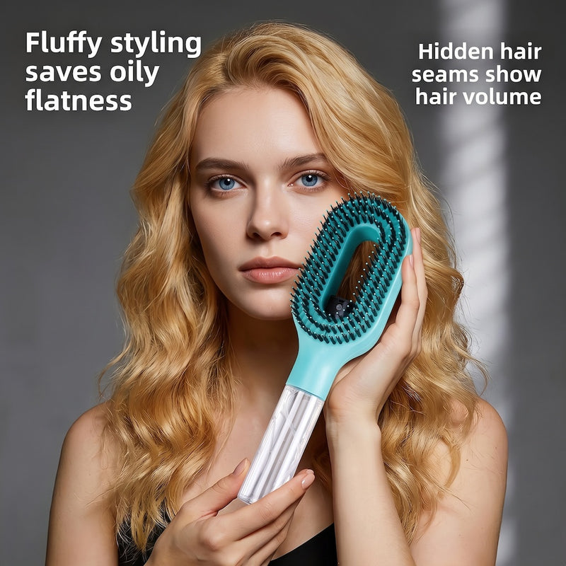 New Water Spraying Hair Comb, Anti-Frizz Smoothing Hair Brush With Essential Oil Conditioning Spray Function