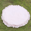 INS Round Solid Color Lace Play Mat Crawling Mat Baby Premises