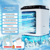 New Style Air Cooler Desktop Air Conditioner Fan Dual Spray Cooling Electric Fan Air Cooler USB Portable Refrigeration