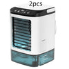 New Style Air Cooler Desktop Air Conditioner Fan Dual Spray Cooling Electric Fan Air Cooler USB Portable Refrigeration