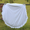 INS Round Solid Color Lace Play Mat Crawling Mat Baby Premises