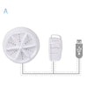 Portable Turbo Rotary Washing Machine For Travel Underwear