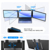 UPERFECT Portable Monitor 14 Inch Wireless Triple, Laptop Screen Extender, Ultra-Slim, 125 Percent SRGB, One Cable Plug And Play, For MacOS Win Android, Fits 13.3-17.3 Inch Laptops