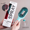 New Water Spraying Hair Comb, Anti-Frizz Smoothing Hair Brush With Essential Oil Conditioning Spray Function