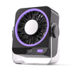 Rechargeable USB Desk Fan With Cooling Function 5 Speeds Quiet Portable Fan With Digital Display For Bedroom Office Travel