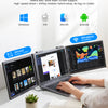 UPERFECT Portable Monitor 14 Inch Wireless Triple, Laptop Screen Extender, Ultra-Slim, 125 Percent SRGB, One Cable Plug And Play, For MacOS Win Android, Fits 13.3-17.3 Inch Laptops