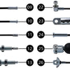 Fitness Equipment Accessories Steel Wire Rope