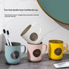 Cute Couple Mugs And Toothbrush Cups