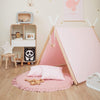 INS Round Solid Color Lace Play Mat Crawling Mat Baby Premises