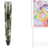 3D print pen 3D pen two generation graffiti 3D stereoscopic paintbrush children puzzle painting toys