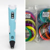 3D print pen 3D pen two generation graffiti 3D stereoscopic paintbrush children puzzle painting toys